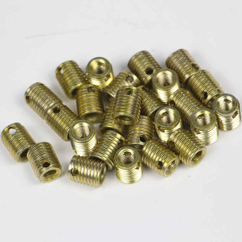 307 000 140.500 307 M14*2*18*2*14L self-tapping thread inserts with 3holes without burrs 500K stock