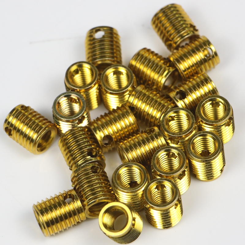 307 000 160.500 307 M16*2*20*2*16L self-tapping thread inserts with 3holes without burrs 500K stock