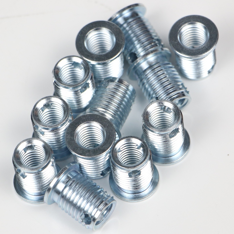 308 000 030.500 308 M3*0.5*5*0.6*6Lself-tapping thread inserts with 3holes without burrs 500K stock